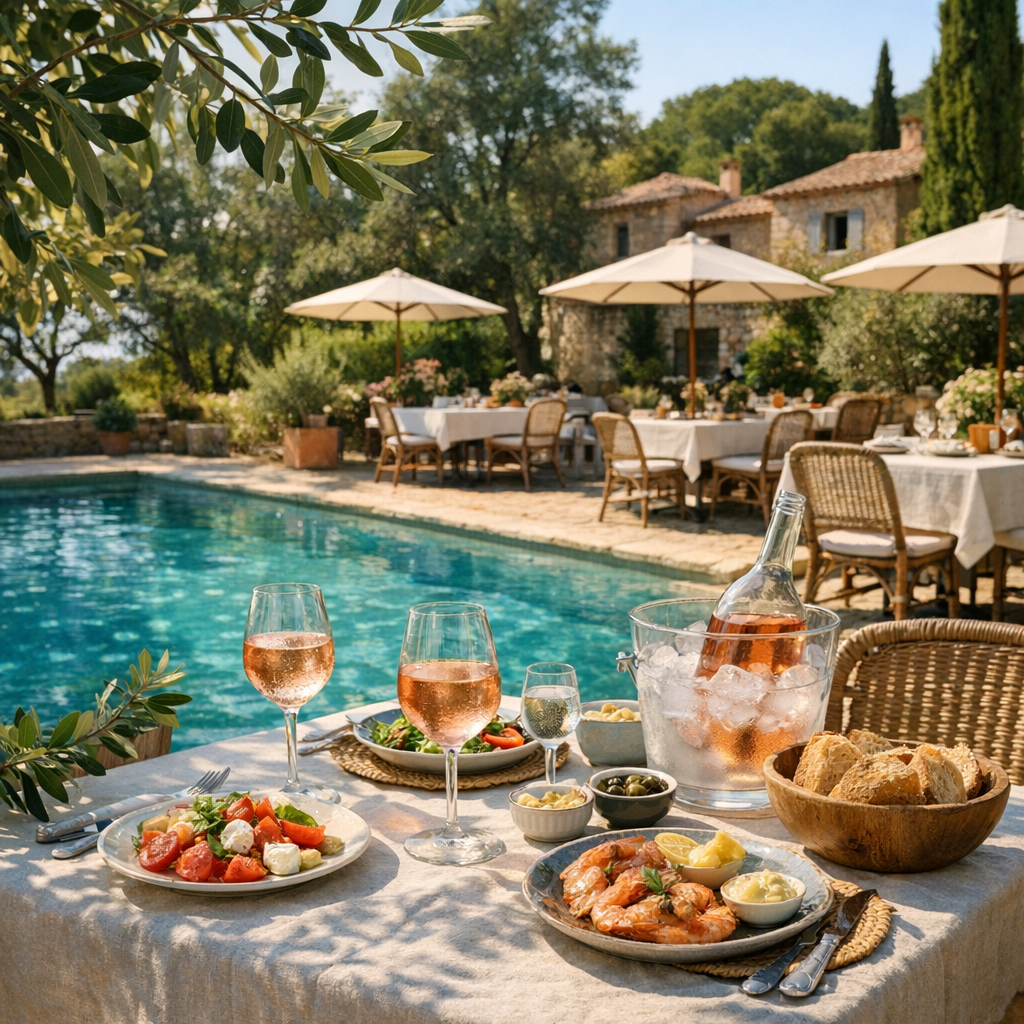 Un restaurant avec piscine dans le Var se choisit selon l’instant